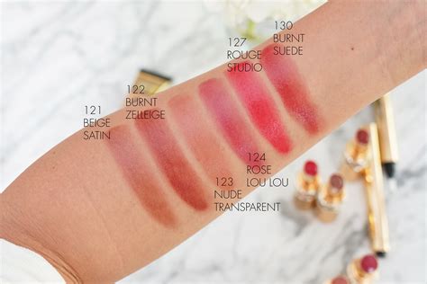 ysl rouge volupte shine swatches|ysl lipstick colours.